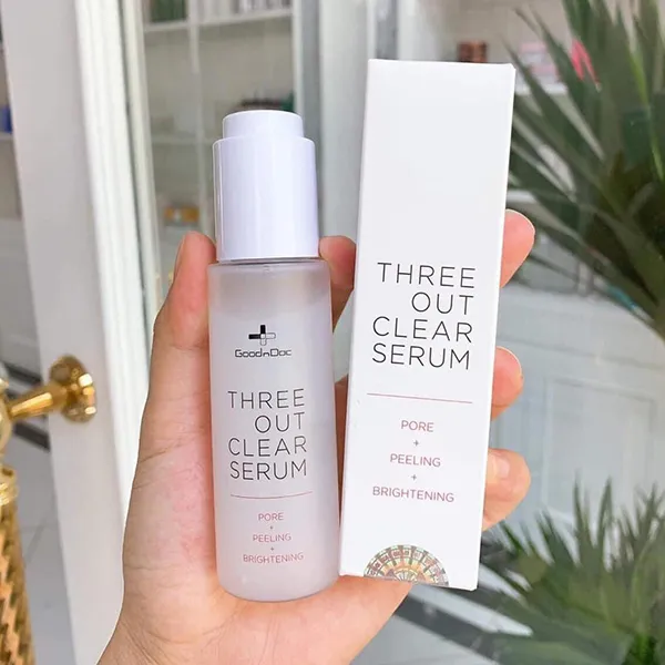 Serum Dưỡng Trắng Sáng Mờ Thâm Goodndoc Three Out Clear Serum 50ml - Mỹ phẩm - Vua Hàng Hiệu