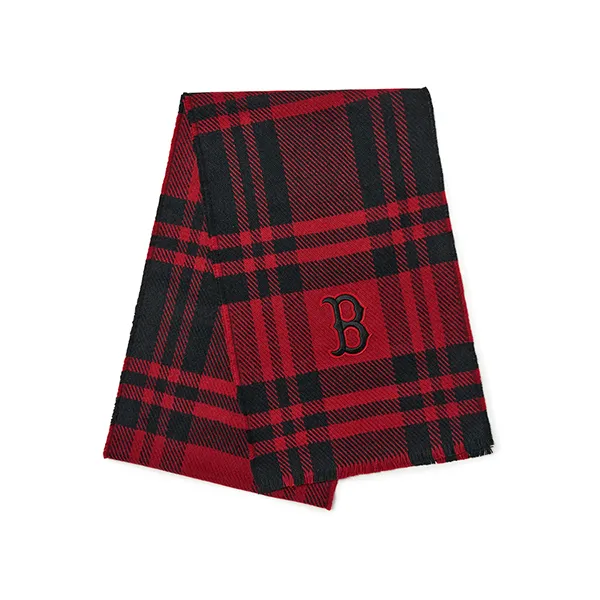 Khăn Quàng Cổ MLB Scarf Boston Red Sox 3AMF00216-43RDD Màu Đen Đỏ