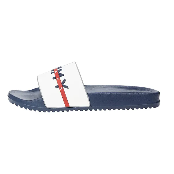 Dép Tommy Hilfiger Rafael Màu Xanh Navy/Trắng/Xám Size 43