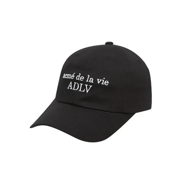 Mũ Acmé De La vie ADLV Basic Logo Cap Black