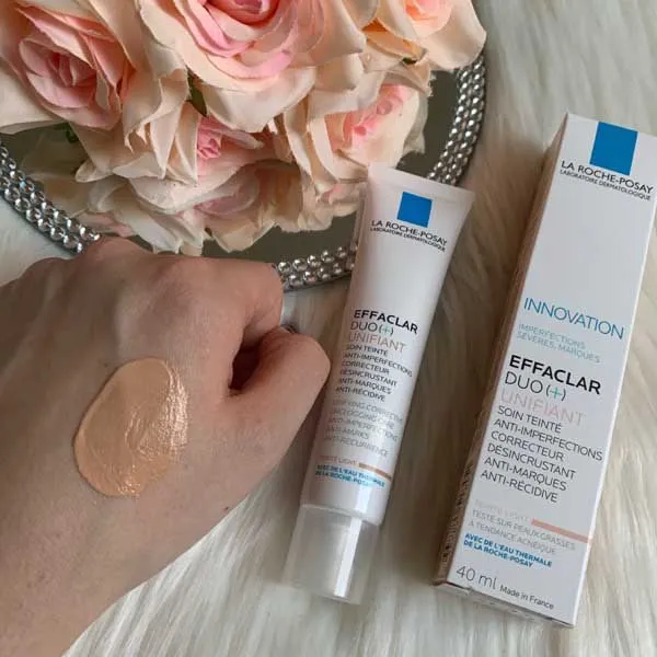 Kem Dưỡng Giảm Mụn Và Che Khuyết Điểm La Roche-Posay Effaclar Duo (+) Unifiant 40ml - Mỹ phẩm - Vua Hàng Hiệu