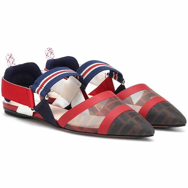 Giày Búp Bê Fendi Colibrì Ballet Flats Phối Màu - Giày - Vua Hàng Hiệu