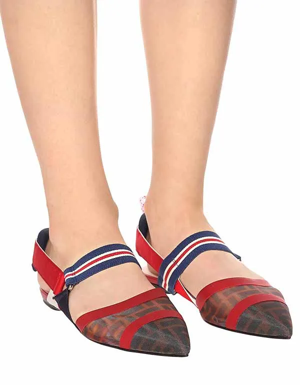 Giày Búp Bê Fendi Colibrì Ballet Flats Phối Màu - Giày - Vua Hàng Hiệu