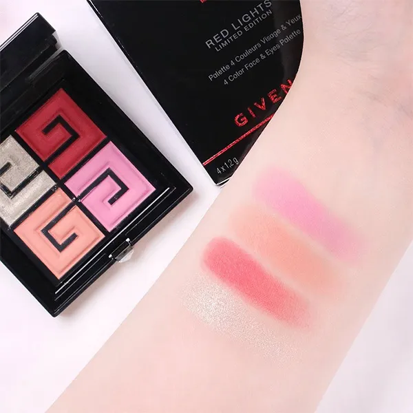 Phấn Mắt Givenchy Red Lights 4 Color Face & Eyes Palette - Trang điểm - Vua Hàng Hiệu