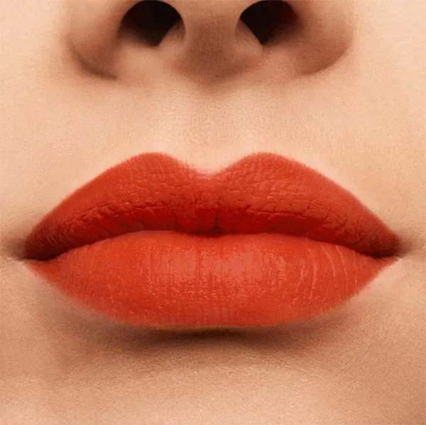 Son Guerlain Rouge Matte 44 Màu Cam Đỏ Không Case Da
