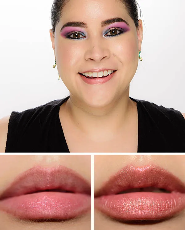 Son Guerlain Rouge G De The Metallic Lipstick 95 Màu Nude Cam Không Case Da