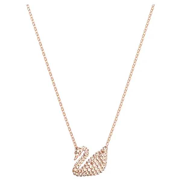 Dây Chuyền Swarovski Iconic Swan Pendant- Rose Gold 5368988 - Trang sức - Vua Hàng Hiệu
