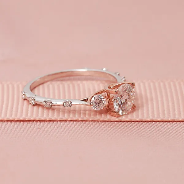 Nhẫn Đính Hôn Morina Hera N0499 Màu Vàng Trắng - Trang sức - Vua Hàng Hiệu