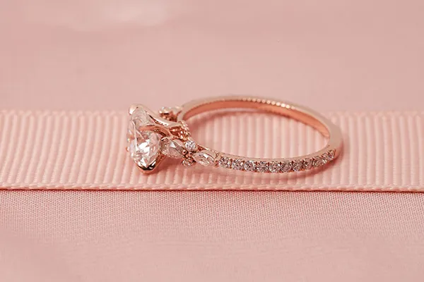 Nhẫn Đính Hôn Morina Akina N0495 Màu Vàng Hồng - Trang sức - Vua Hàng Hiệu
