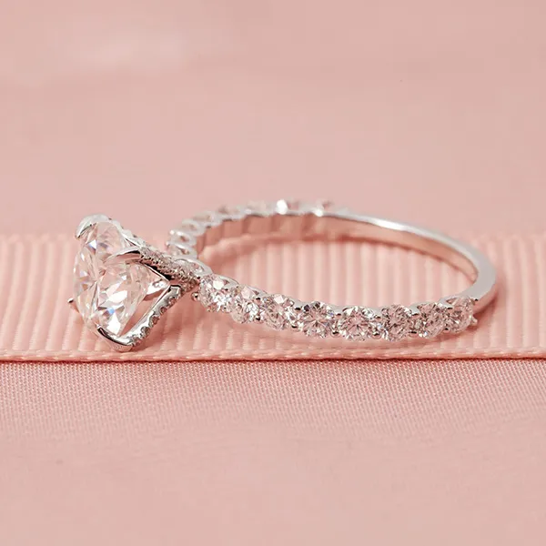 Nhẫn Đính Hôn Morina Nesrin N0655 Màu Vàng Trắng - Trang sức - Vua Hàng Hiệu