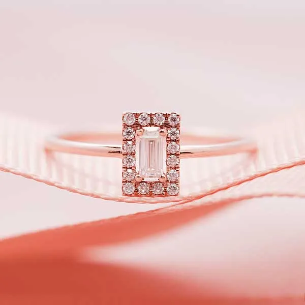 Nhẫn Morina CHAMP N0158 Màu Vàng Hồng