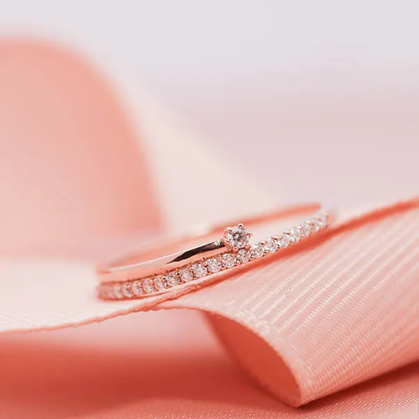 Nhẫn Morina BOLIDE N0301 Màu Vàng Hồng