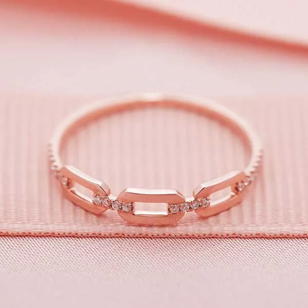 Nhẫn Morina CHAIN N0339 Màu Vàng Hồng