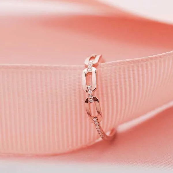 Nhẫn Morina CHAIN N0339 Màu Vàng Hồng