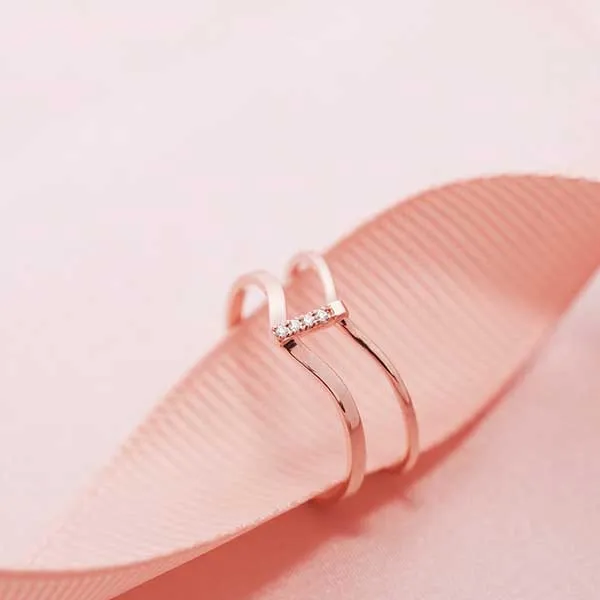 Nhẫn Morina BLOSSOM N0316 Màu Vàng Hồng