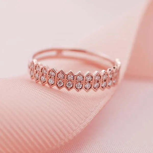 Nhẫn Morina BRAVE N0180 Màu Vàng Hồng