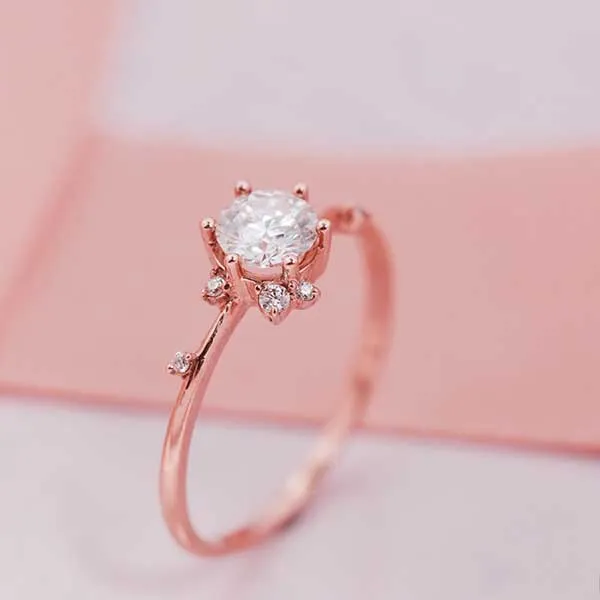 Nhẫn Morina CALANTHA N0252 Màu Vàng Hồng