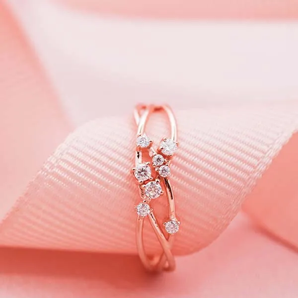 Nhẫn Morina AURORA N0188 Màu Vàng Hồng - Trang sức - Vua Hàng Hiệu