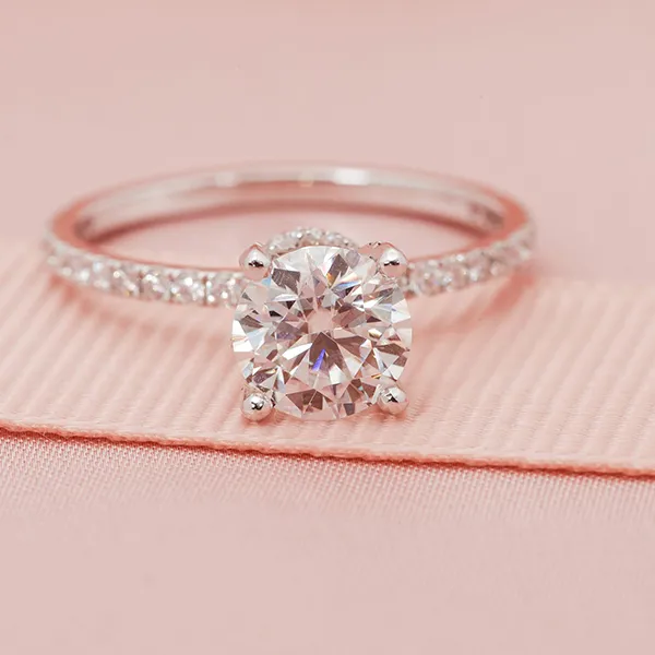 Nhẫn Đính Hôn Morina Lithe N0651 Màu Vàng Trắng - Trang sức - Vua Hàng Hiệu