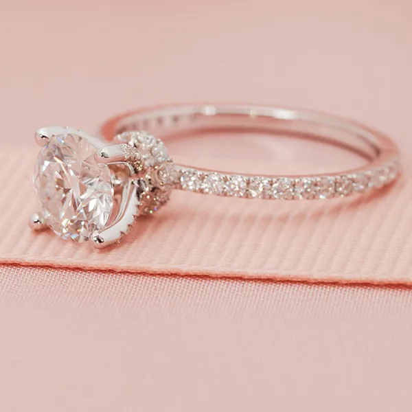 Nhẫn Đính Hôn Morina Lithe N0651 Màu Vàng Trắng - Trang sức - Vua Hàng Hiệu
