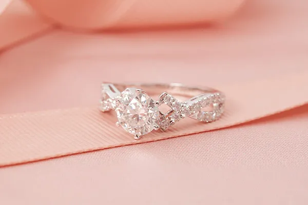 Nhẫn Đính Hôn Morina Sophie N0512 Màu Vàng Trắng - Trang sức - Vua Hàng Hiệu