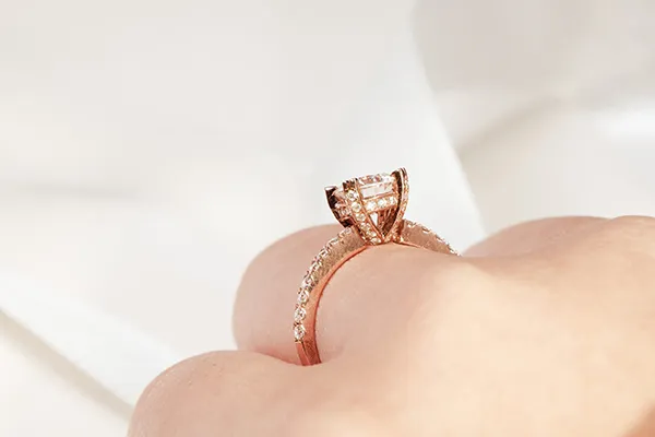 Nhẫn Đính Hôn Morina Serein N0621 Màu Vàng Hồng - Trang sức - Vua Hàng Hiệu