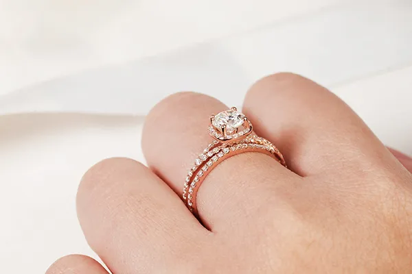 Nhẫn Đính Hôn Morina Ethereal N0489 Màu Vàng Hồng - Trang sức - Vua Hàng Hiệu