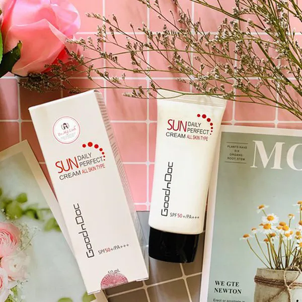 Kem Chống Nắng Goodndoc Sun Daily Perfect Cream SPF 50/PA +++, 50ml - Kem chống nắng - Vua Hàng Hiệu