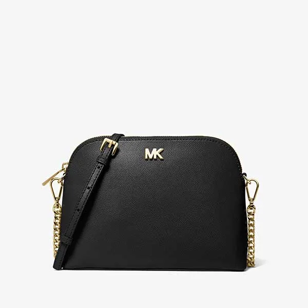 Túi Xách Michael Kors MK Large Leather Crossbody Bag 32S9GF5C3L001 Màu Đen - Túi xách - Vua Hàng Hiệu