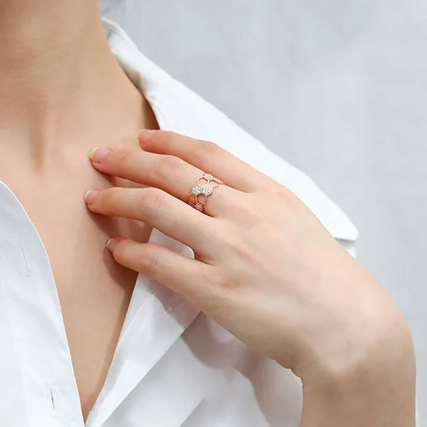 Nhẫn Morina Unique N0282 Màu Vàng Hồng - Trang sức - Vua Hàng Hiệu