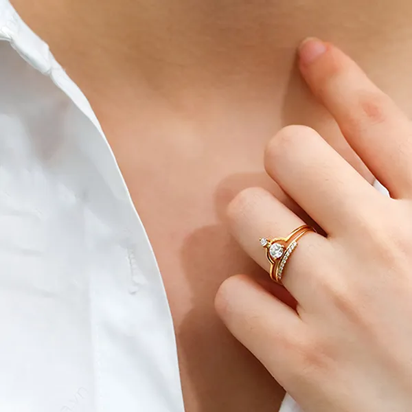 Nhẫn Morina The Lover N0273 Màu Vàng - Trang sức - Vua Hàng Hiệu