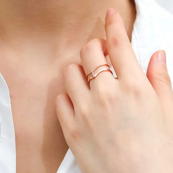 Nhẫn Morina BLOSSOM N0316 Màu Vàng Hồng