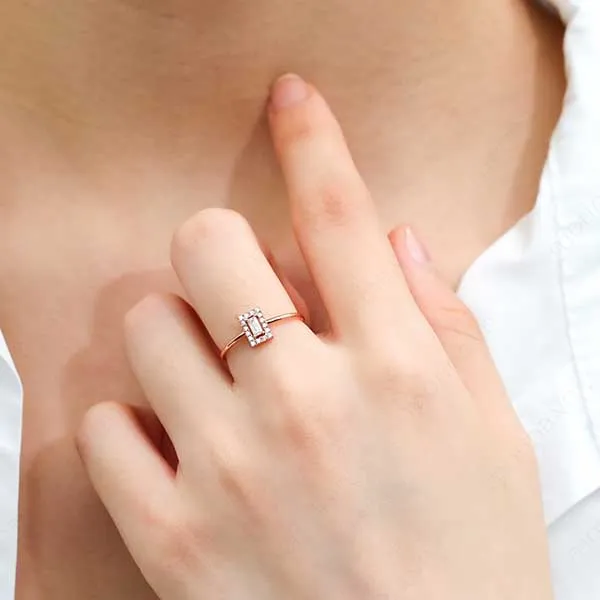 Nhẫn Morina CHAMP N0158 Màu Vàng Hồng