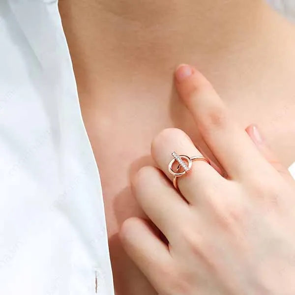 Nhẫn Morina BELOVED N0327 Màu Vàng Hồng