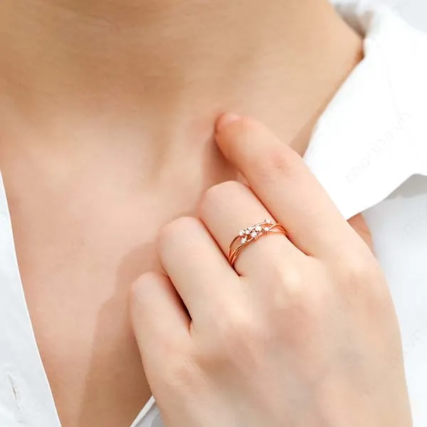 Nhẫn Morina AURORA N0188 Màu Vàng Hồng - Trang sức - Vua Hàng Hiệu