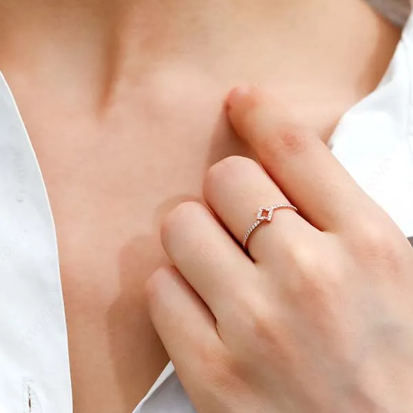 Nhẫn Morina ANGLE N0152 Màu Vàng Hồng