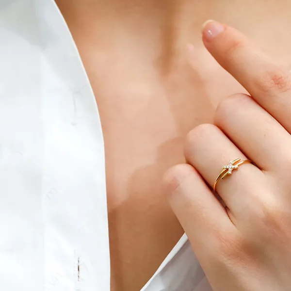 Nhẫn Morina The Simple N0211 Màu Vàng - Trang sức - Vua Hàng Hiệu