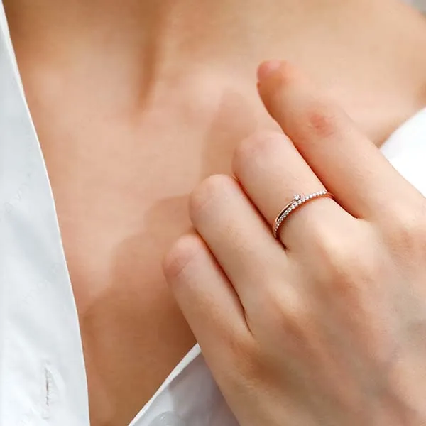 Nhẫn Morina BOLIDE N0301 Màu Vàng Hồng