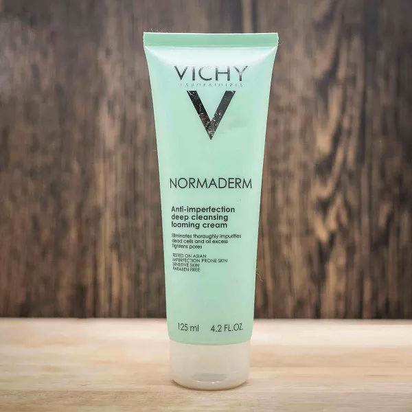 Sữa Rửa Mặt Ngăn Ngừa Mụn & Se Lỗ Chân Lông Vichy Normaderm Anti-Imperfection Deep Cleansing Foaming Cream 125ml - Sữa Rửa Mặt - Vua Hàng Hiệu