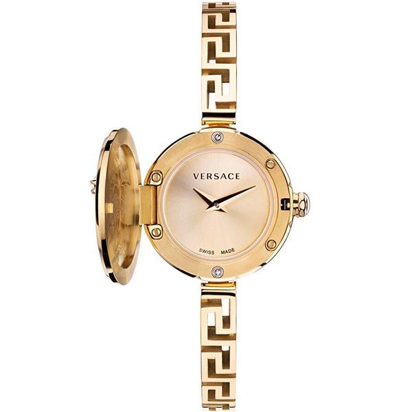 Đồng Hồ Nữ Versace Womens Medusa Secret IP Yellow Gold 25mm Bracelet Fashion Watch - 3