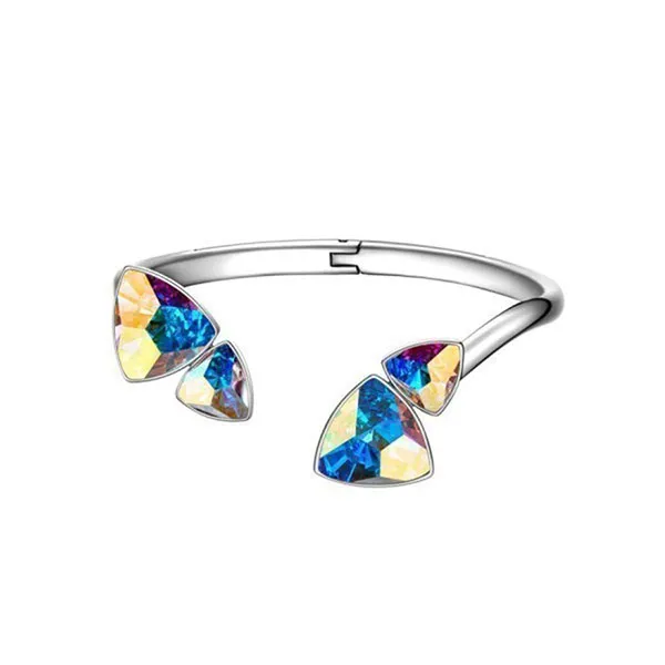 Vòng Tay Saga 00137 SVBL-SZ Đính Đá Swarovski Màu Bạc