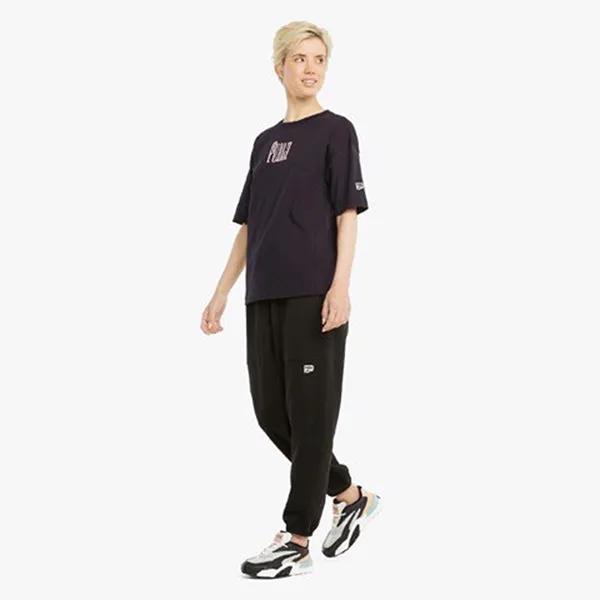 Áo Thun Nữ Puma Downtown Graphic Màu Đen - Thời trang - Vua Hàng Hiệu