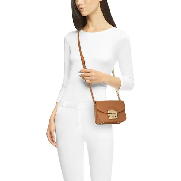 Túi Đeo Chéo Furla Metropolis Mini Miele Màu Nâu