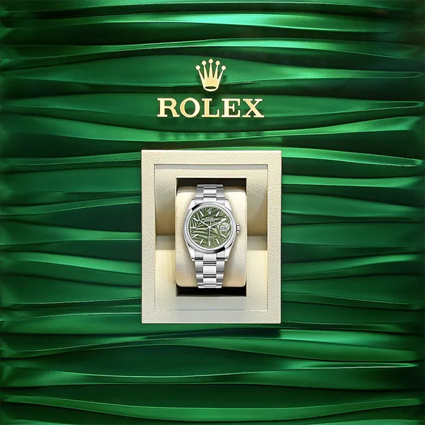 Đồng Hồ Nam Rolex Datejust 36 126200 Mặt Số Lá Cây Nhiệt Đới - Đồng hồ - Vua Hàng Hiệu
