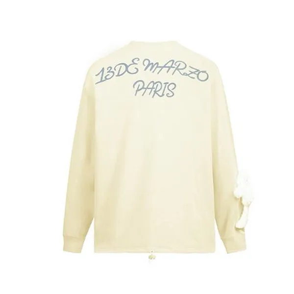 Áo Nỉ 13 De Marzo Handy Plush Rabbit Sweater Vanilla Ice