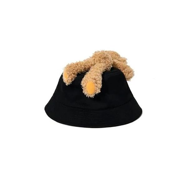 Mũ 13 De Marzo Lazy Teddy Bear Bucket Hat Black - 2
