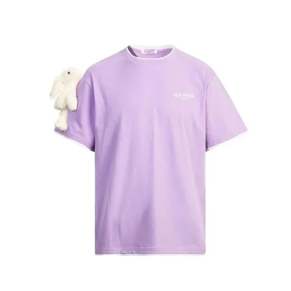 Áo Phông 13 De Marzo Short Sleeve Plush Rabbit Tee Orchid Bouquet