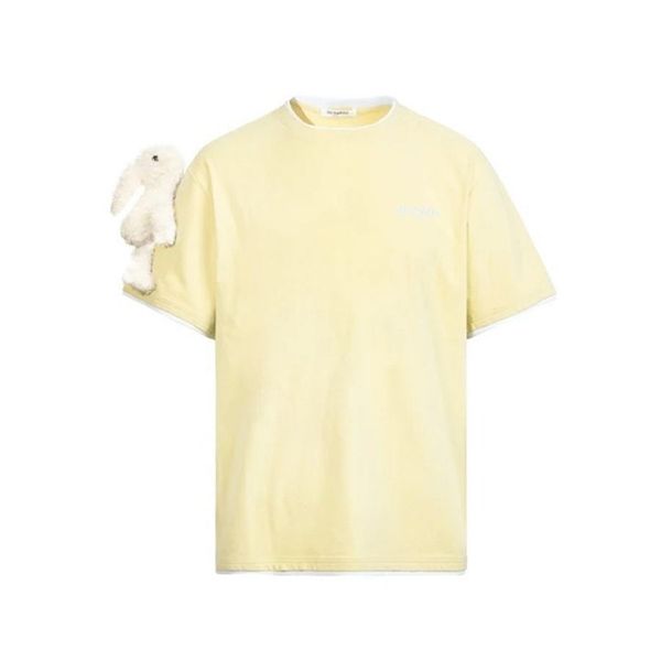 Áo Phông 13 De Marzo Short Sleeve Plush Rabbit Tee Tender Yellow - 1