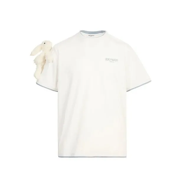 Áo Phông 13 De Marzo Short Sleeve Plush Rabbit Tee White