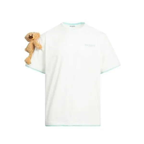 Áo Phông 13 De Marzo Short Sleeve Teddy Bear Tee White - 1